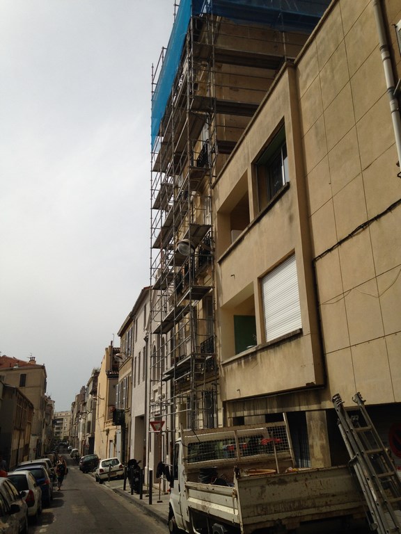 Installation du chantier et pose des échafaudages Marseille Bouches du Rhône